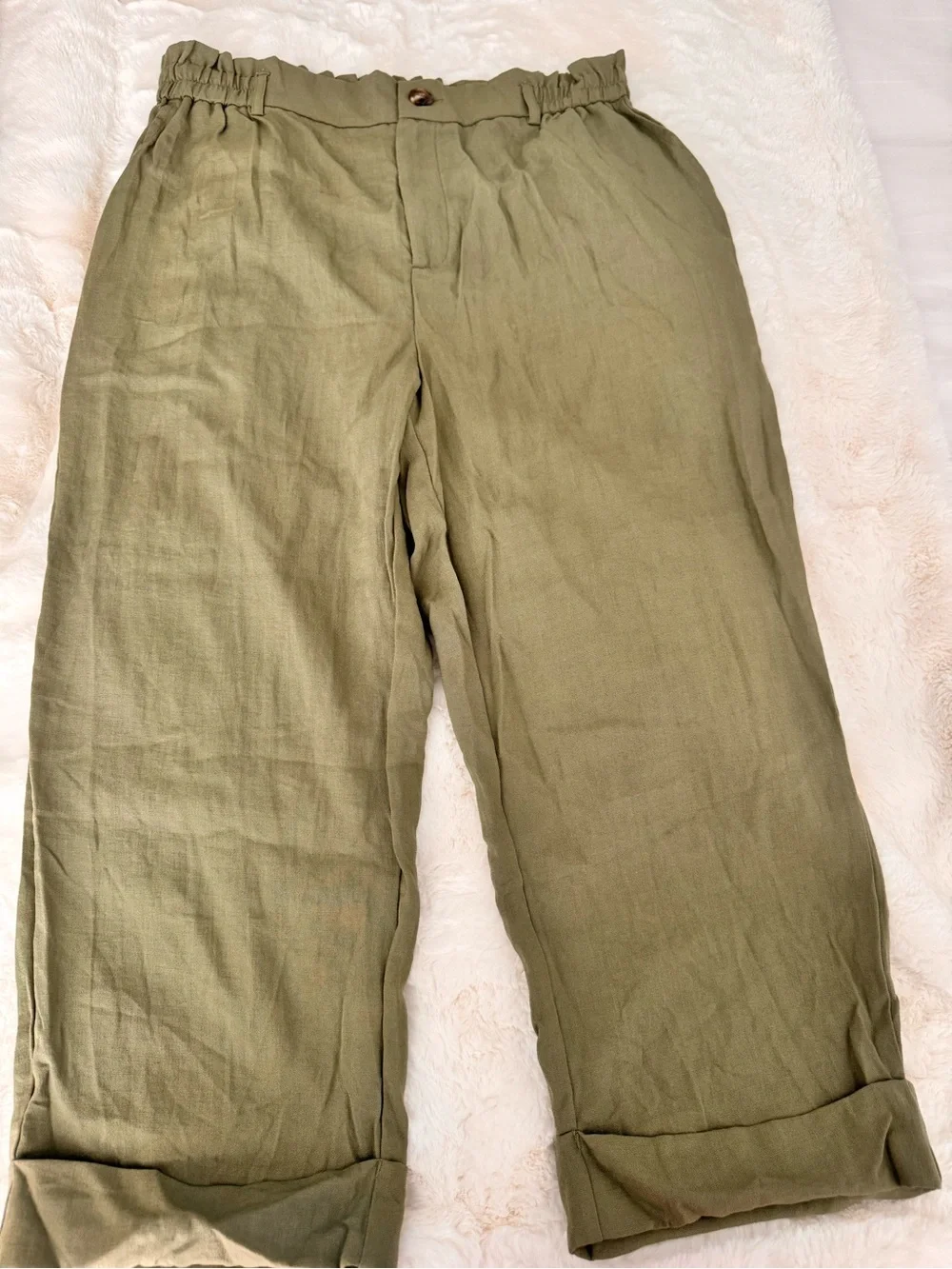 Halara high waisted with pockets line feel like pants size L NWOT